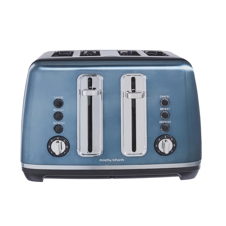 Accents 4-Slice Toaster - Blue