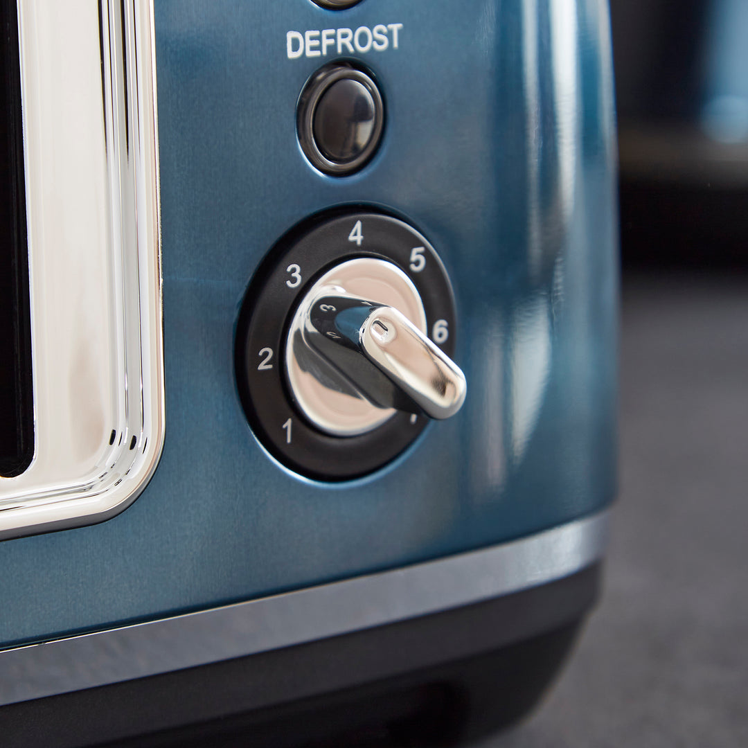 Accents 4-Slice Toaster - Blue