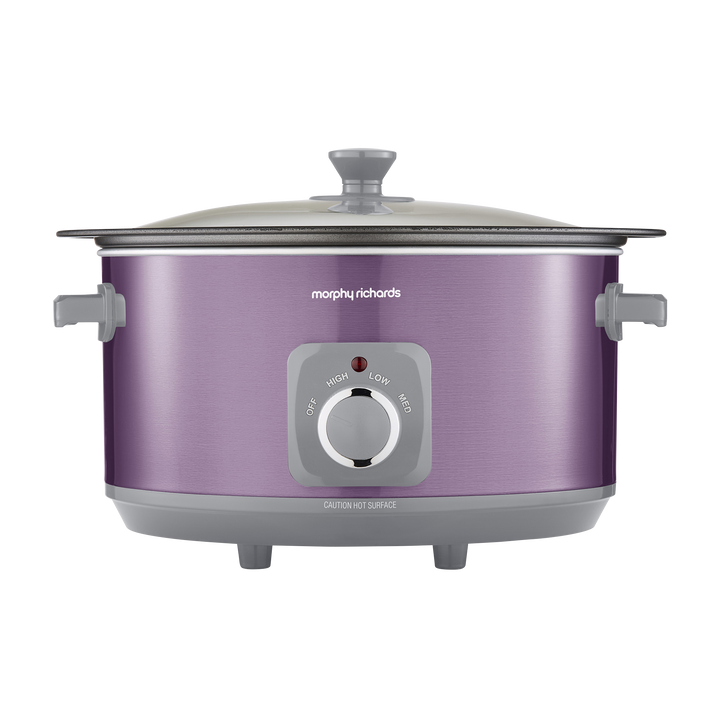 Accents Sear & Stew 6.5L Purple Slow Cooker
