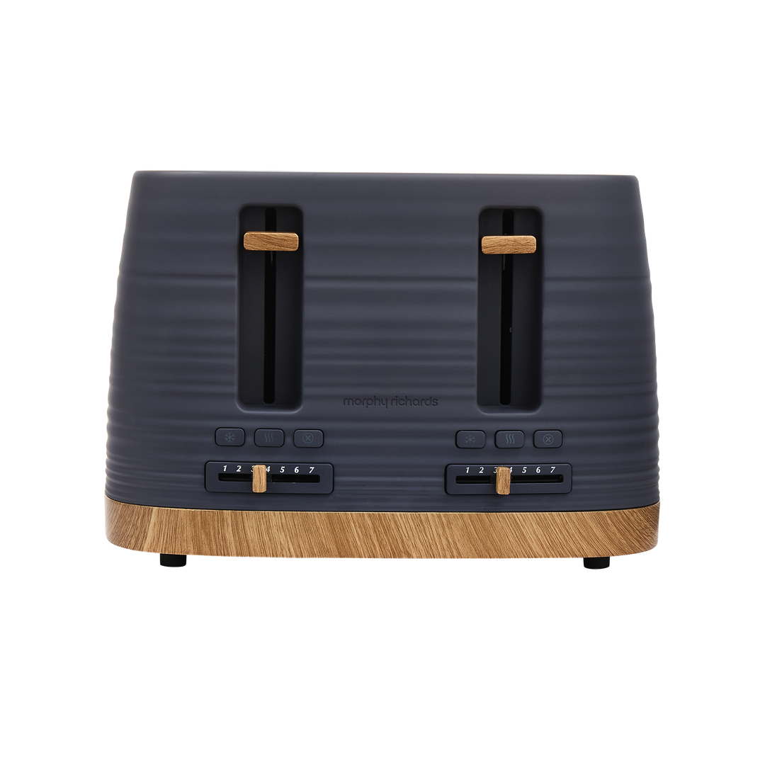 Clay 4-Slice Grey Toaster - Flint