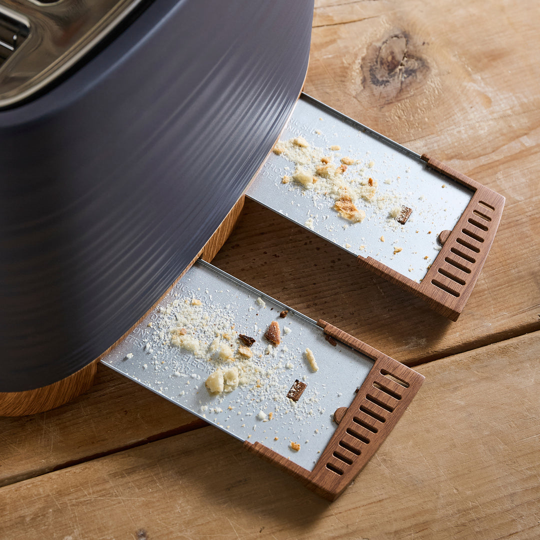Clay 4-Slice Grey Toaster - Flint