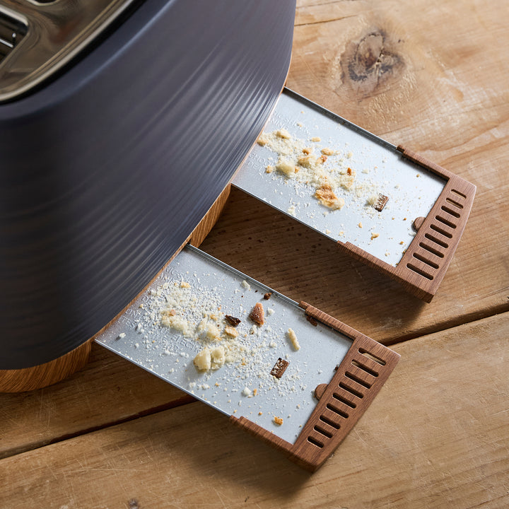 Clay 4-Slice Grey Toaster - Flint