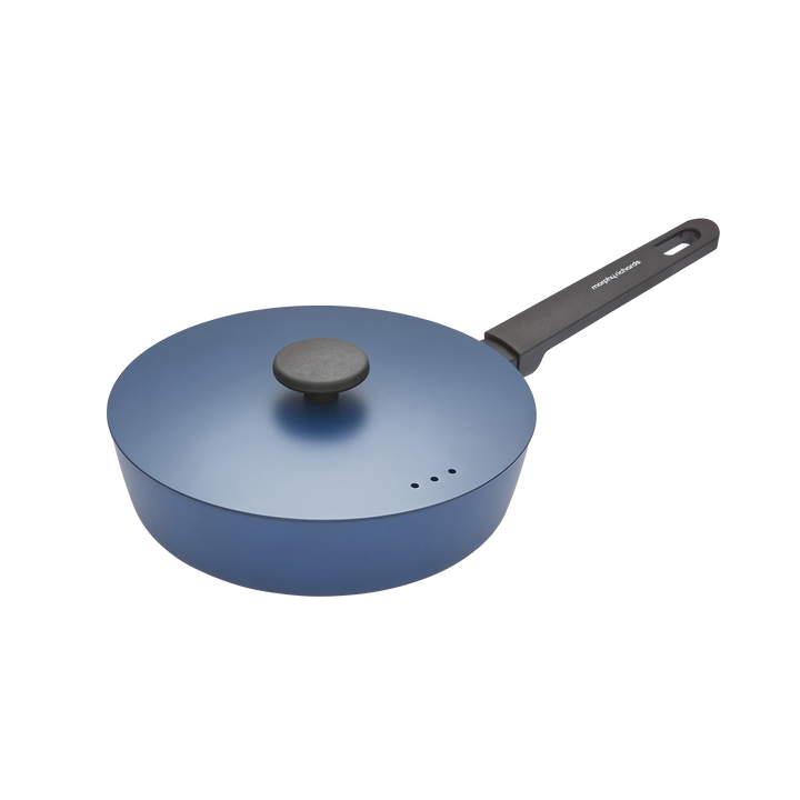 24cm Forged Aluminium Saute Pan - Blue
