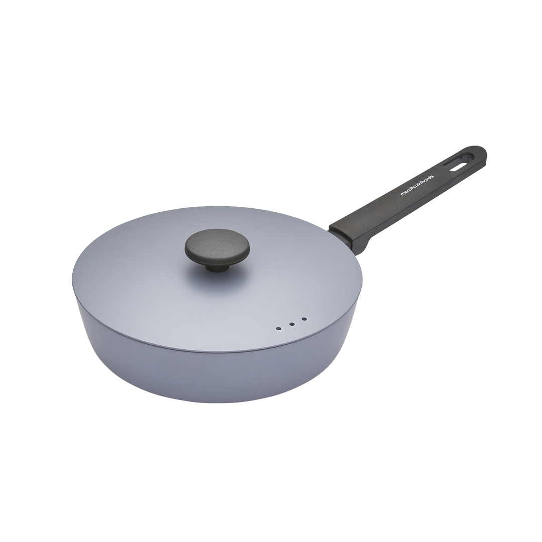24cm Forged Aluminium Saute Pan - Grey