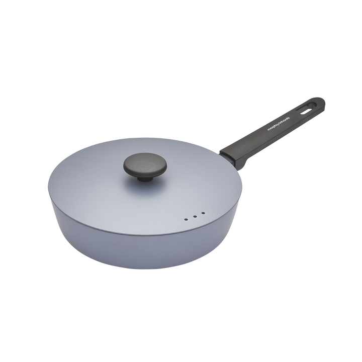 24cm Forged Aluminium Saute Pan - Grey