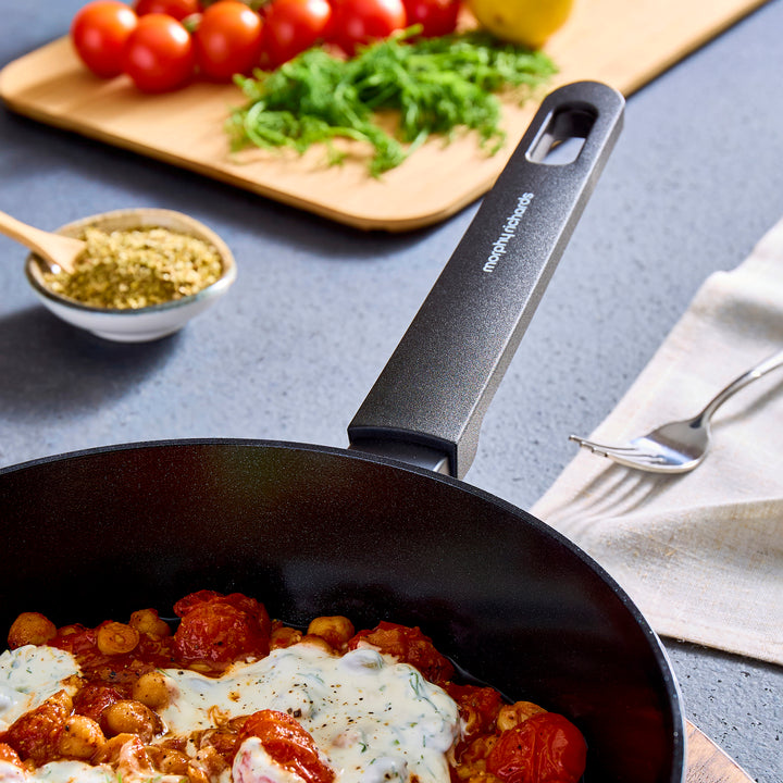 24cm Forged Aluminium Saute Pan - Grey