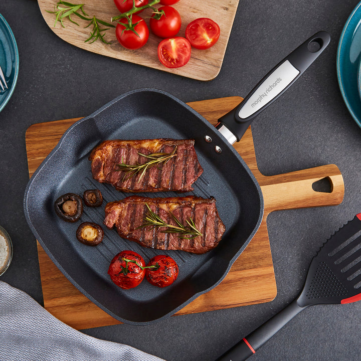 26cm Forged Aluminium Ceramica Square Grill Pan