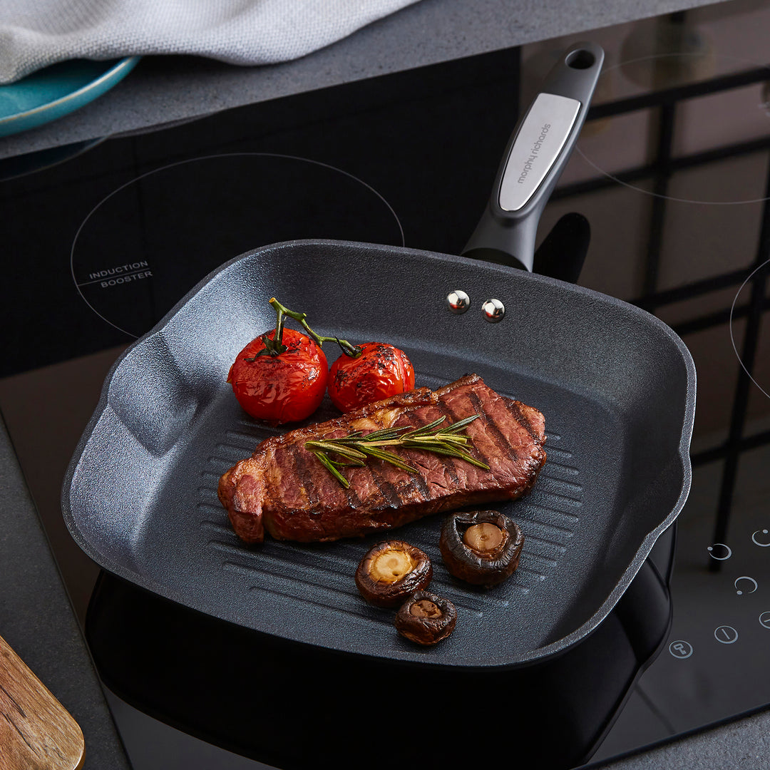 26cm Forged Aluminium Ceramica Square Grill Pan