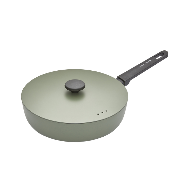 28cm Forged Aluminium Saute Pan - Green