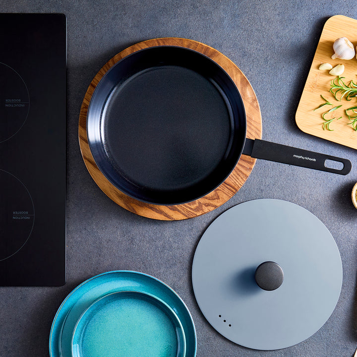 28cm Forged Aluminium Saute Pan - Blue