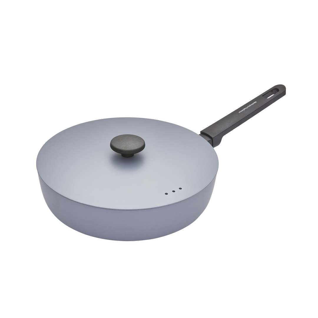 28cm Forged Aluminium Saute Pan - Grey