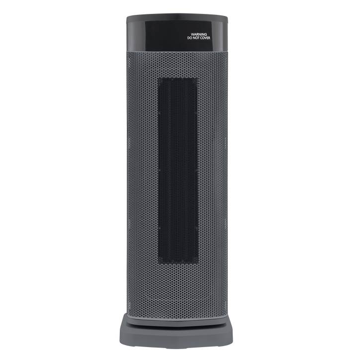 HeatFlux 2kw Digital Ceramic Tower Fan Heater with Remote Control - Grey