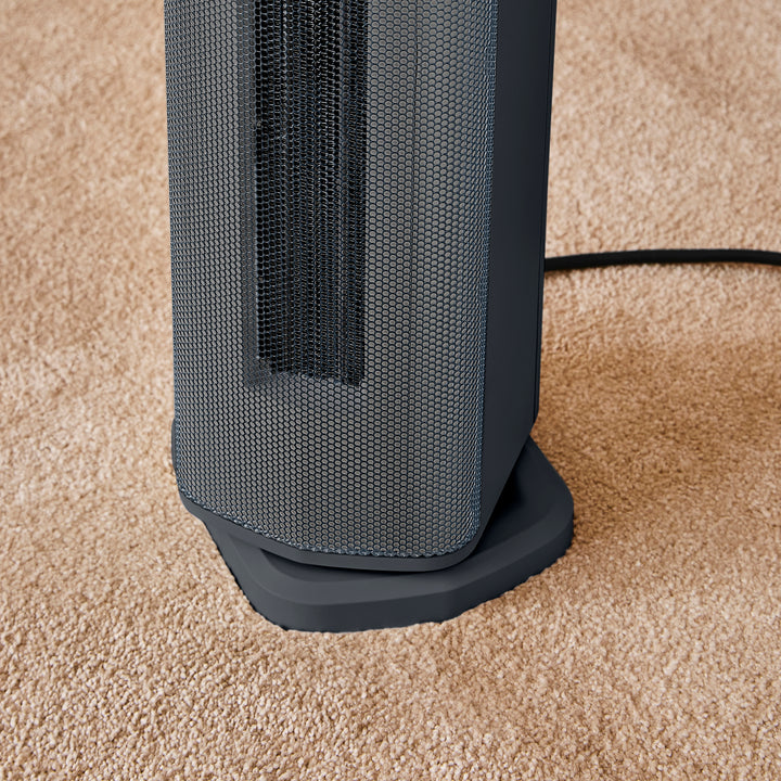 HeatFlux 2kw Digital Ceramic Tower Fan Heater with Remote Control - Grey