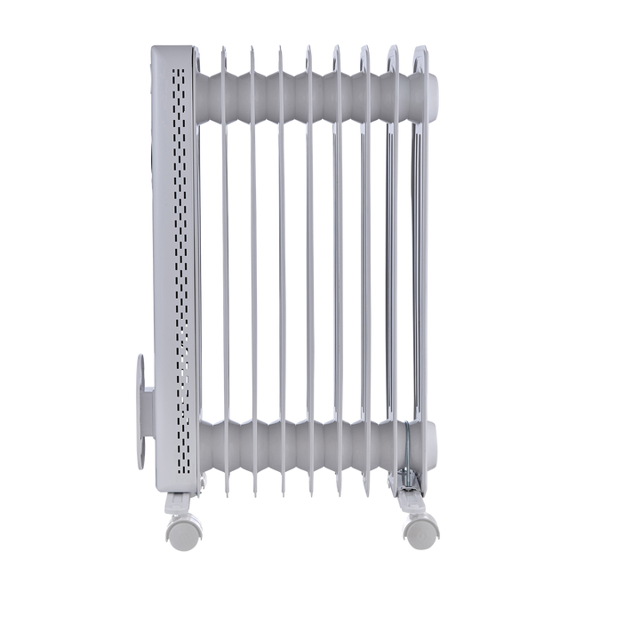 HeatFlux 2kw Digital Oil Filled Radiator with Remote Control - White