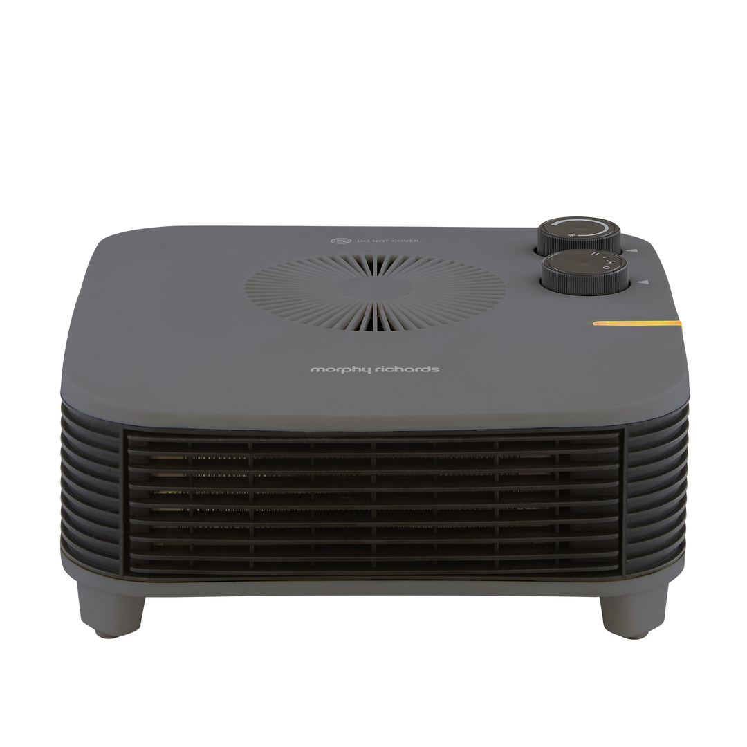 HeatFlux 2kw Flat Fan Heater - Grey