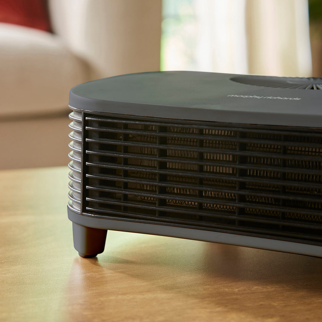 HeatFlux 2kw Flat Fan Heater - Grey