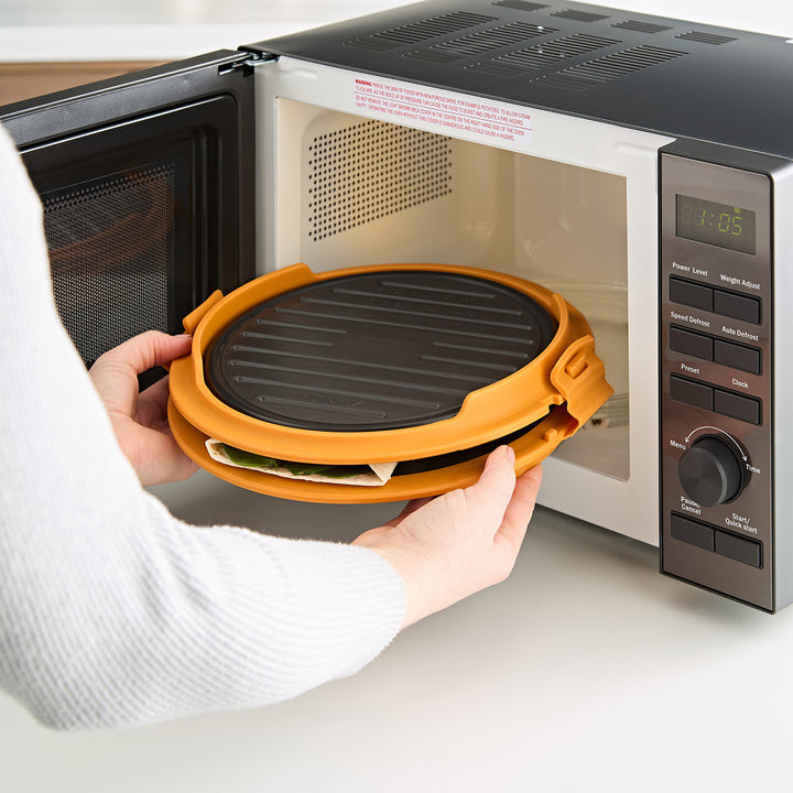  Round Grill going into the microwave 