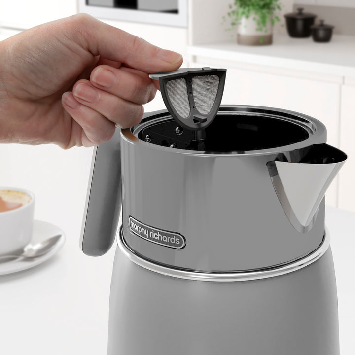 Signature Grey Kettle and Toaster Set