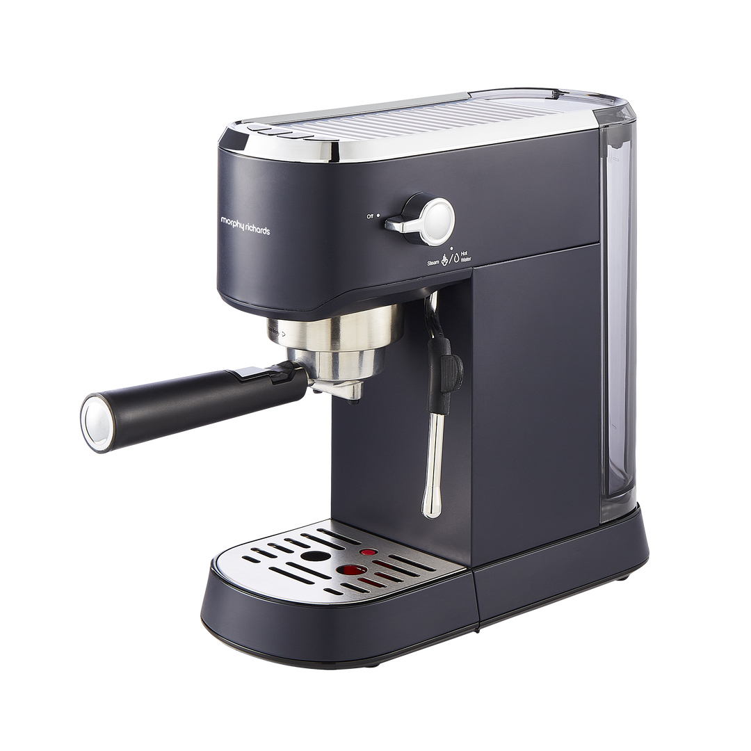 Traditional Compact Pump Espresso Coffee Machine - Navy