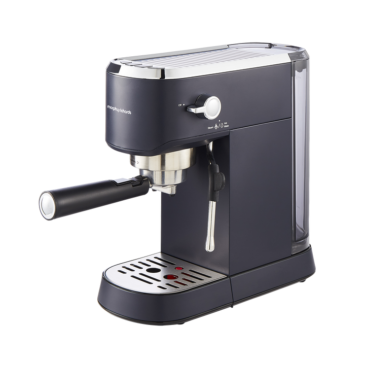 Traditional Compact Pump Espresso Coffee Machine - Navy