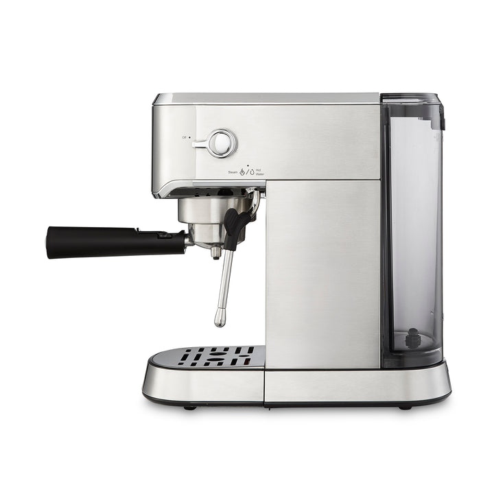 Traditional Compact Pump Espresso Machine - Stainless Steel