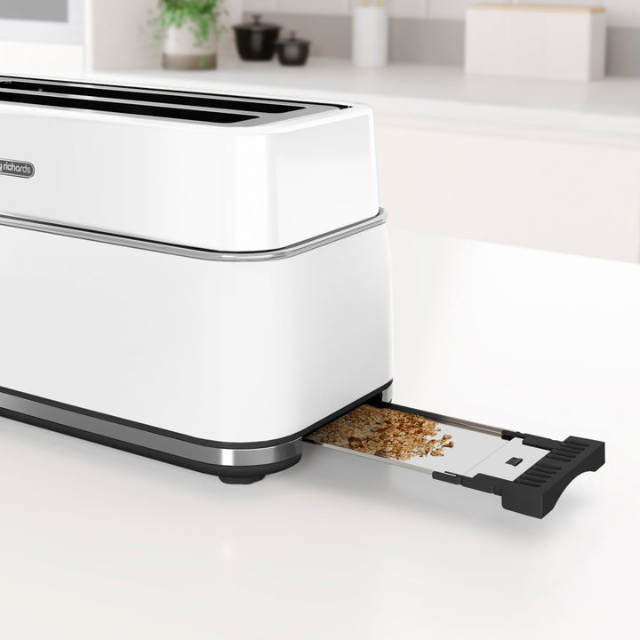 Signature Matt White 4-Slice Toaster