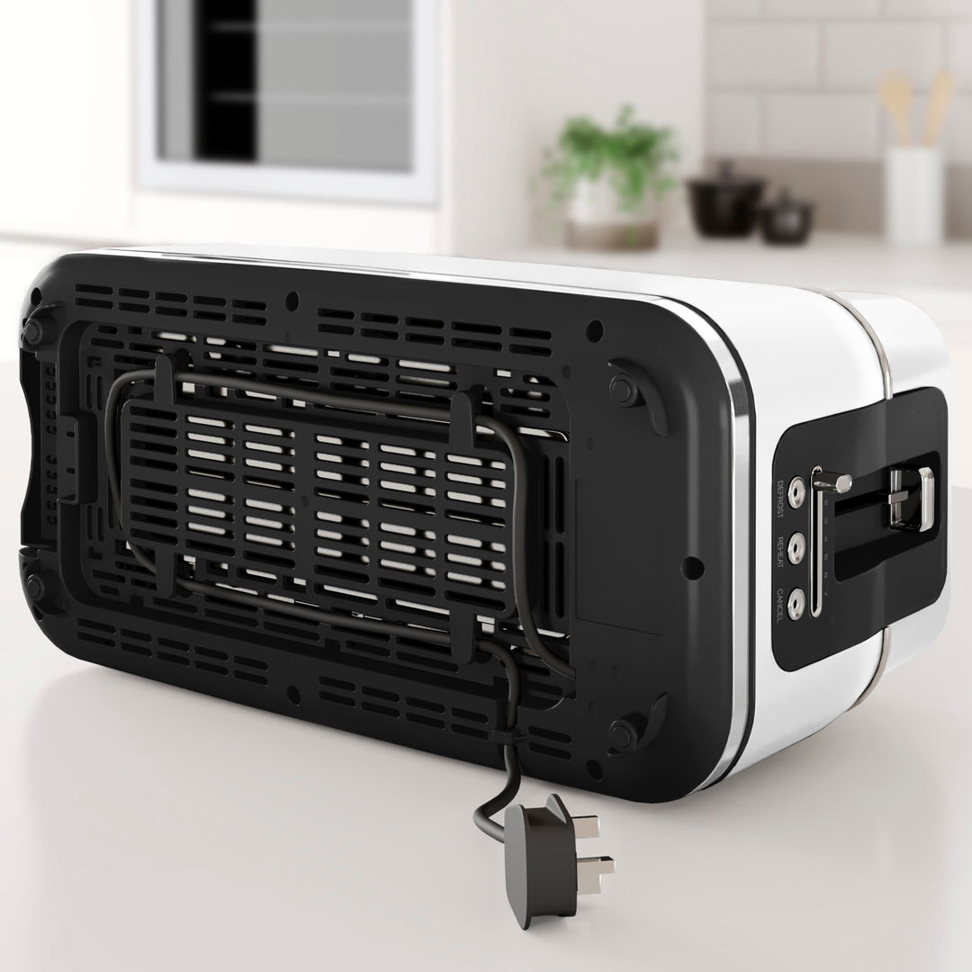 Signature Matt White 4-Slice Toaster