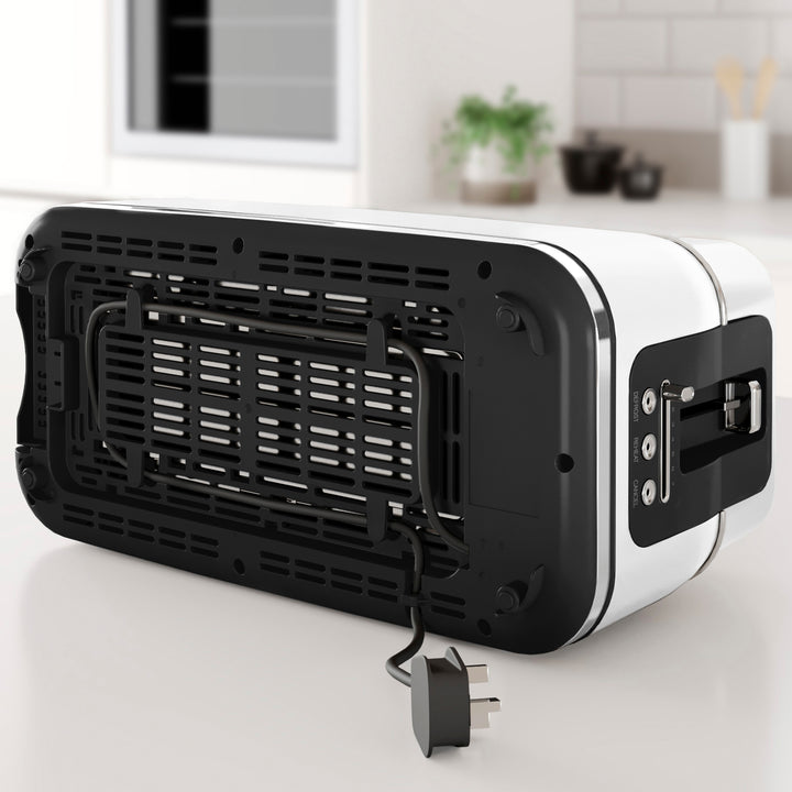 Signature Matt White 4-Slice Toaster