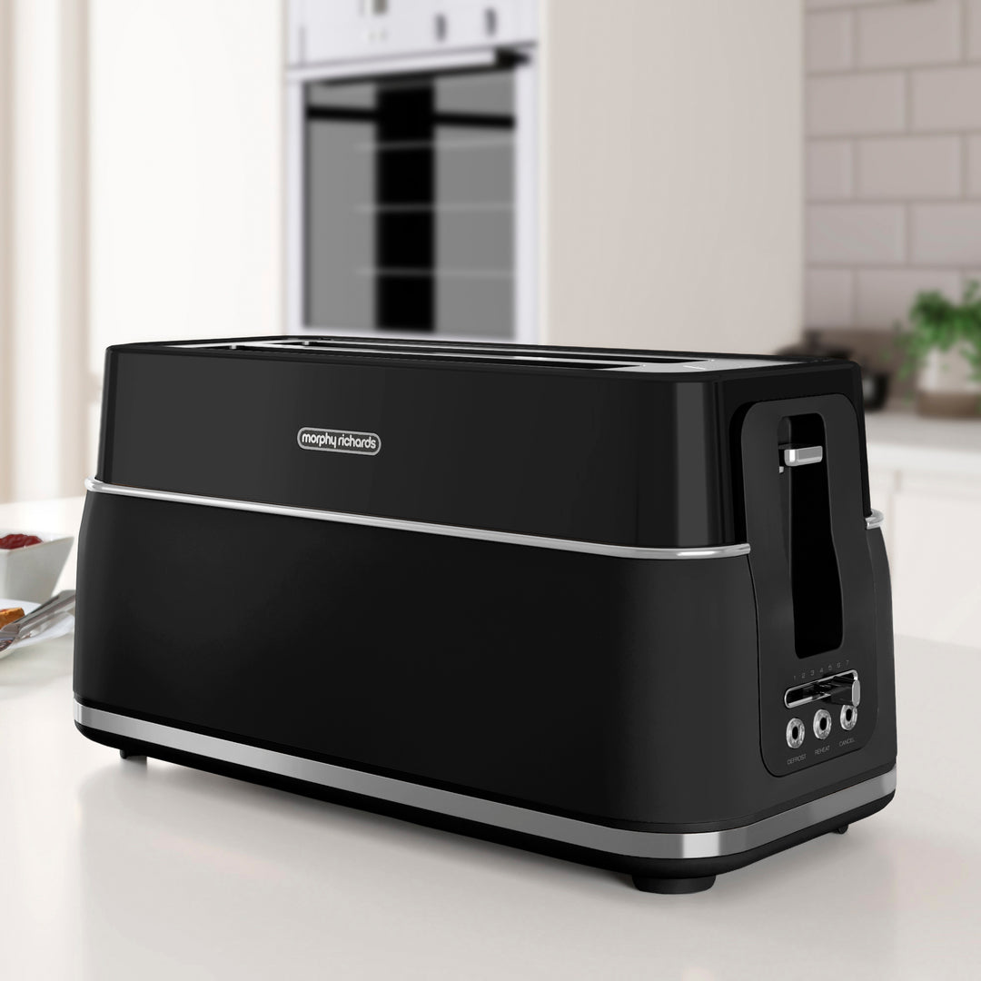 Signature Matt Black 4-Slice Toaster