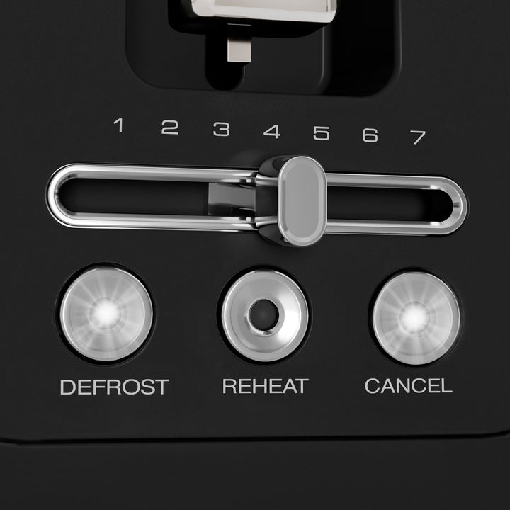 Signature Matt Black 4-Slice Toaster