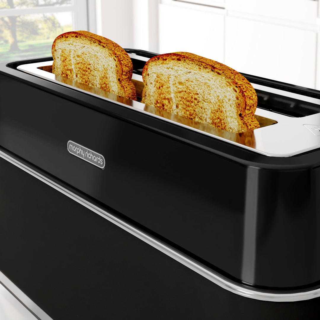 Signature Matt Black 4-Slice Toaster