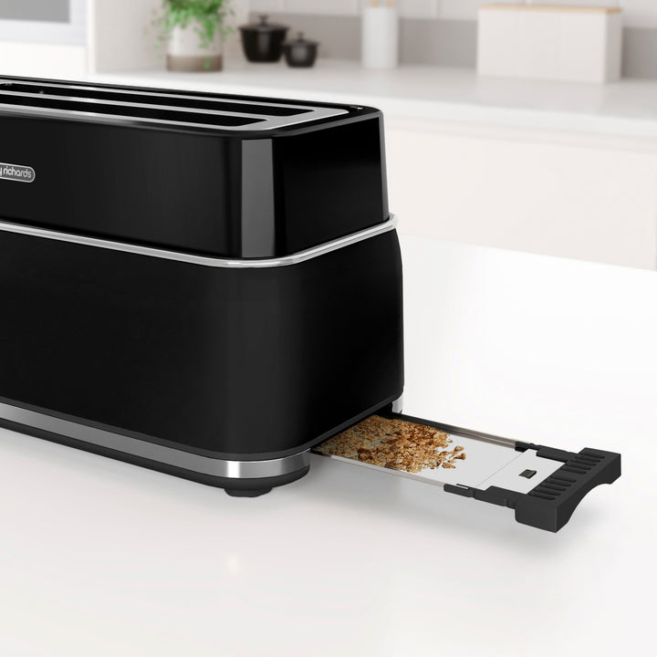 Signature Matt Black 4-Slice Toaster