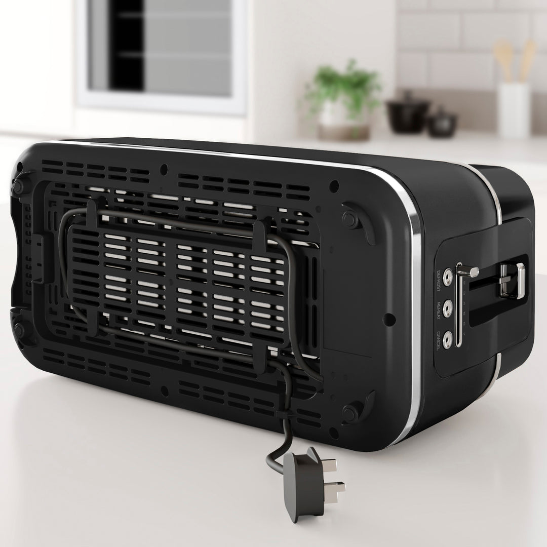 Signature Matt Black 4-Slice Toaster