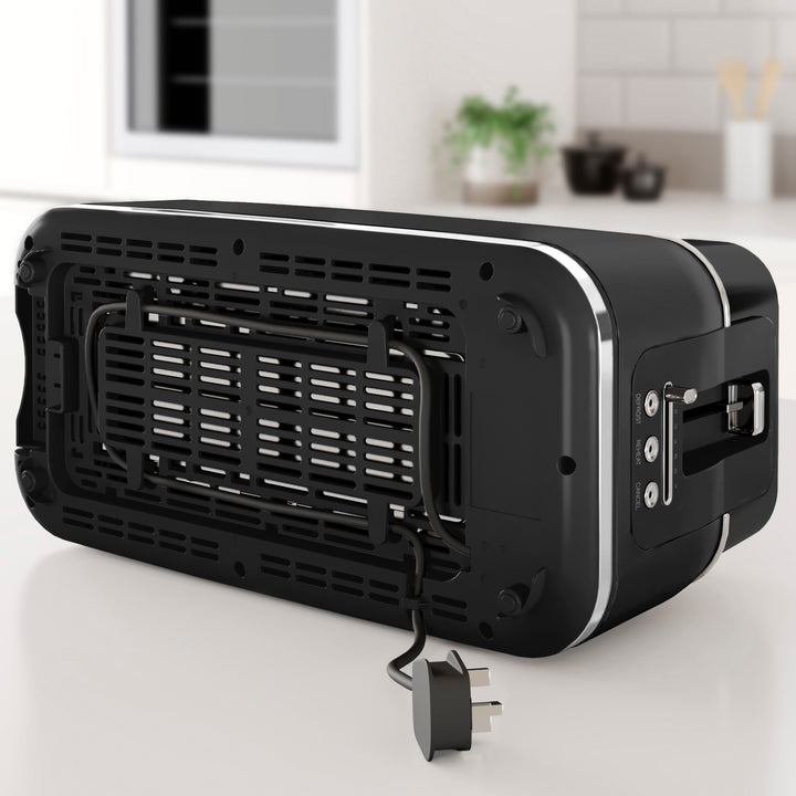 Signature Matt Black 4-Slice Toaster