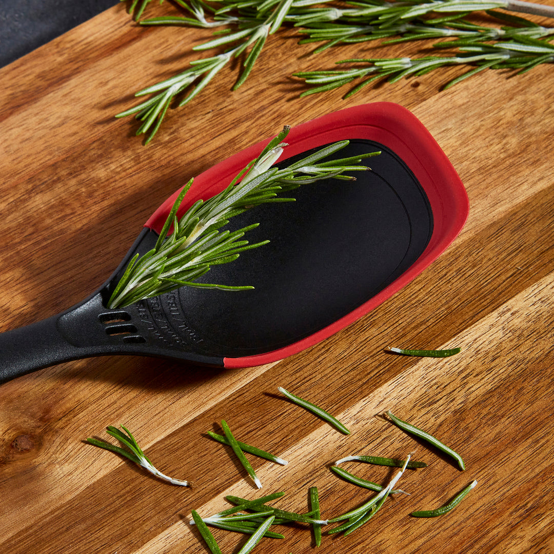 Solid Spoon and Slotted Spoon Set