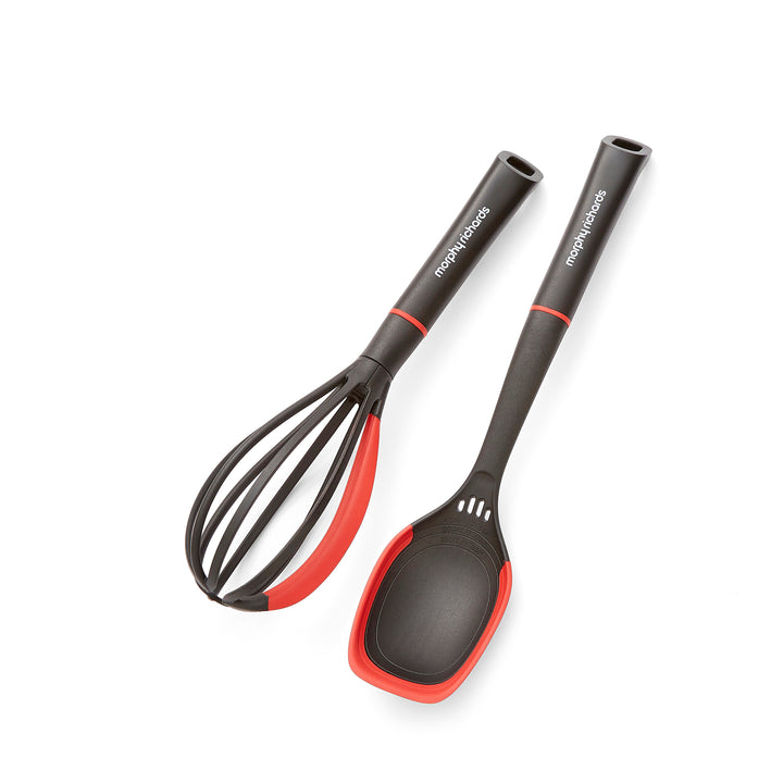 Whisk and Solid Spoon Set