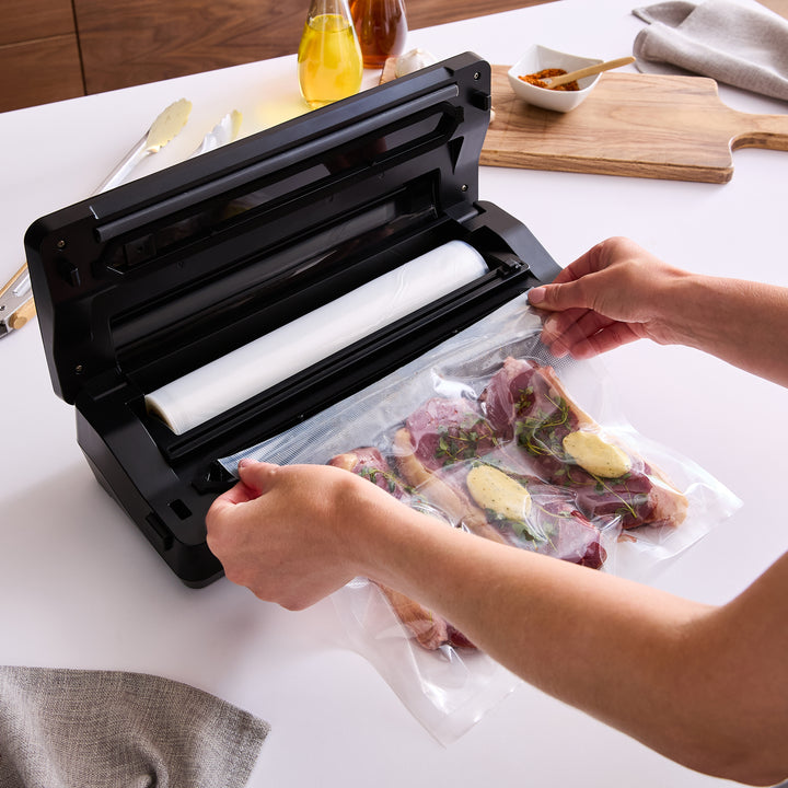 Cordless Food Vacuum Sealer - Set Of 2 Bag Roll