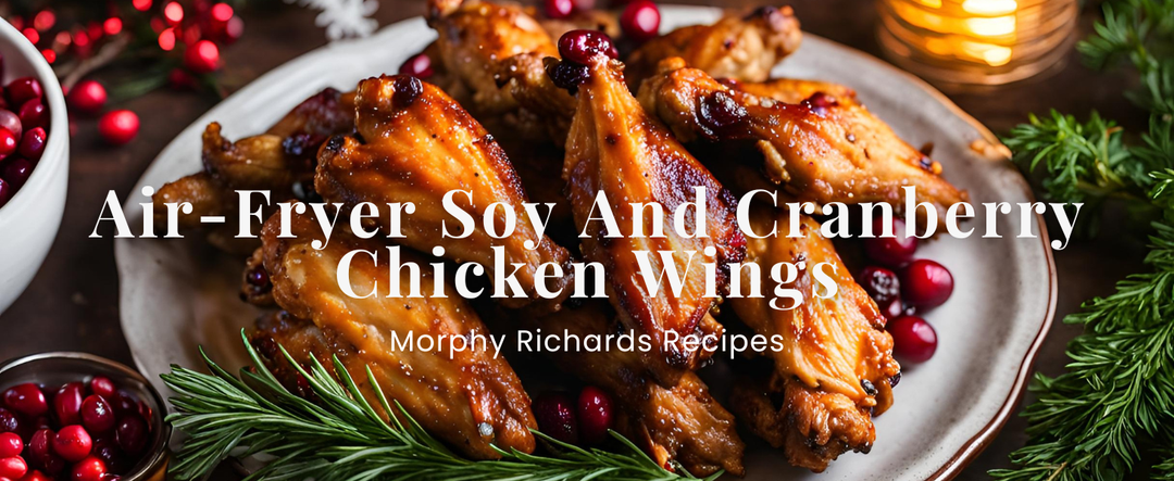 Air-Fryer Soy And Cranberry Chicken Wings