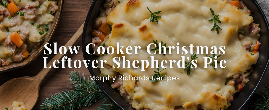 Slow Cooker Christmas Leftover Shepherd's Pie