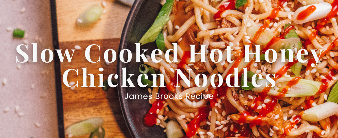 Slow Cooked Hot Honey Chicken Noodles