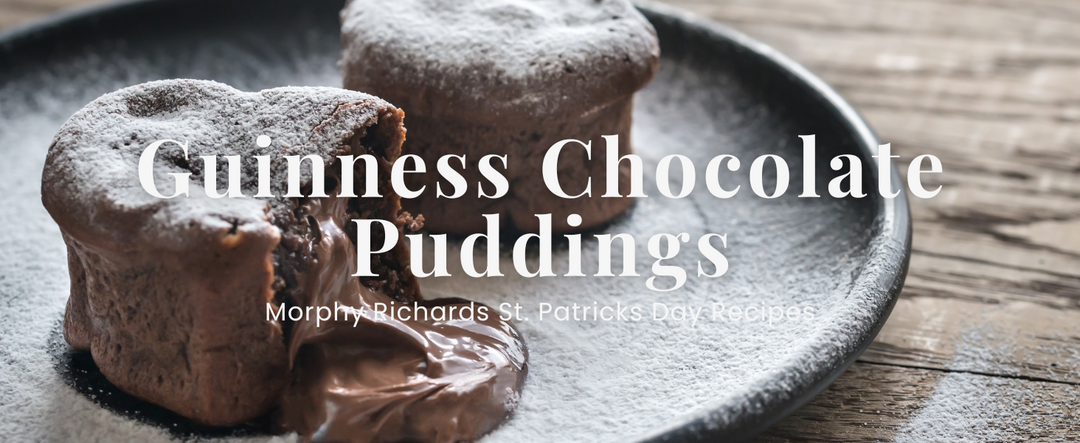 Guinness Chocolate Melt in the Middle Puddings | St. Patricks Day recipes