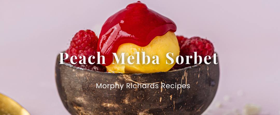 Peach Melba Sorbet
