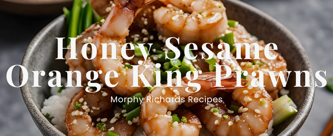 Honey Sesame Orange King Prawns