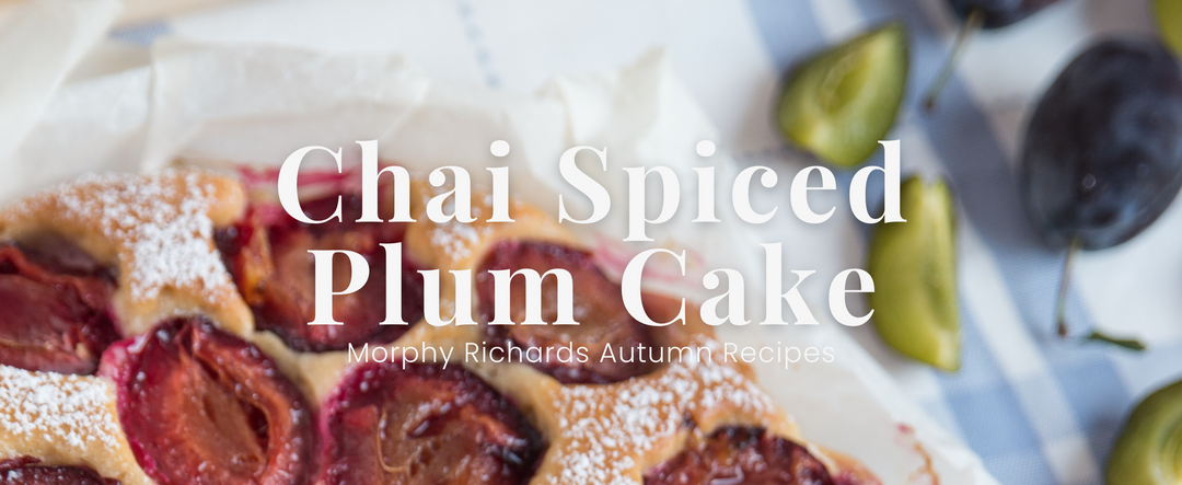 Chai Spiced Plum Cake