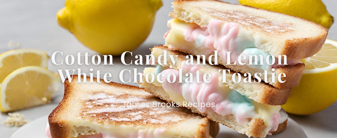 Cotton Candy and Lemon White Chocolate Toastie