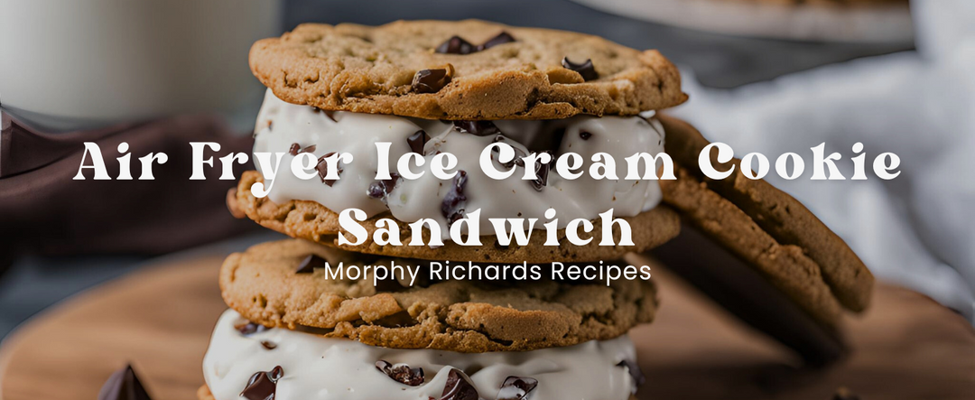 Air Fryer Ice Cream Cookie Sandwich