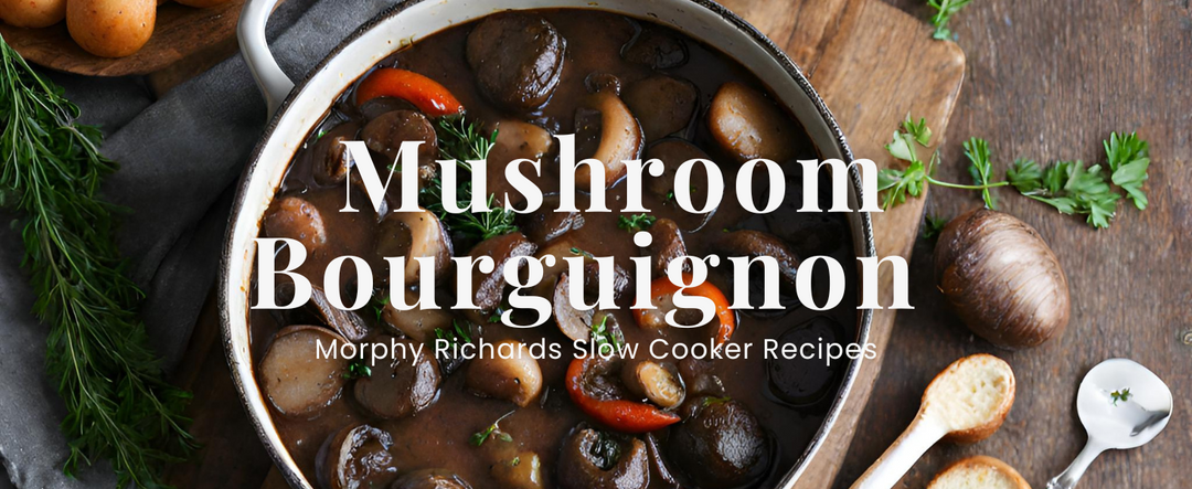 Slow Cooked Mushroom Bourguignon