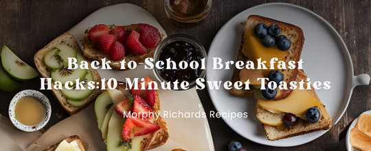 Back-to-School Breakfast Hacks: 10-Minute Sweet Toasties with the Mico Microwave Toastie Maker