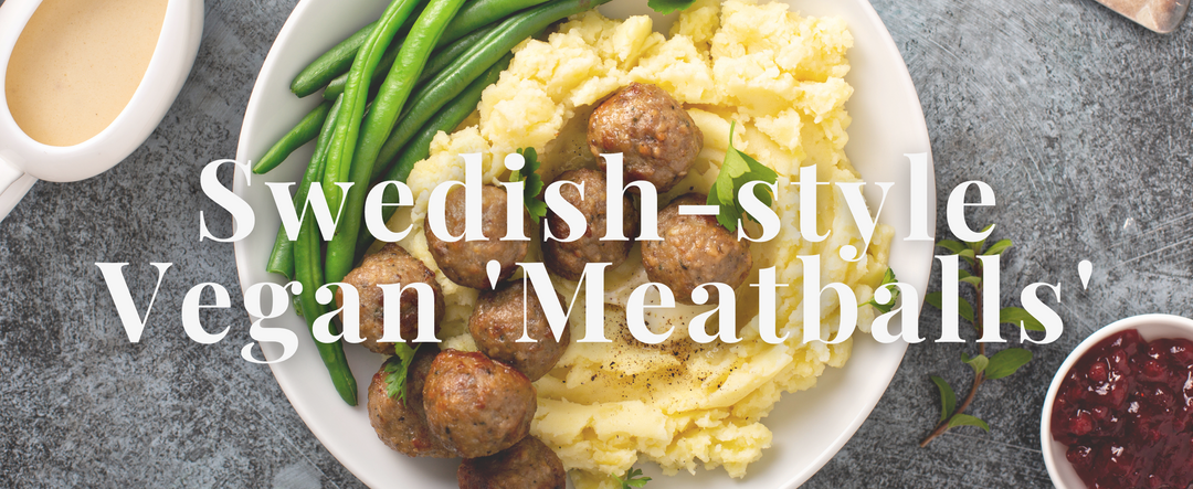 Vegan Swedish-style "Meatballs"