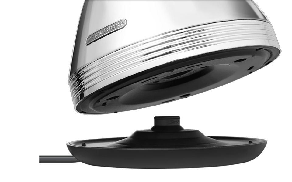 Pyramidal Kettle Silver 1.5L Venture Pyramid Kettle by Morphy Richards UK